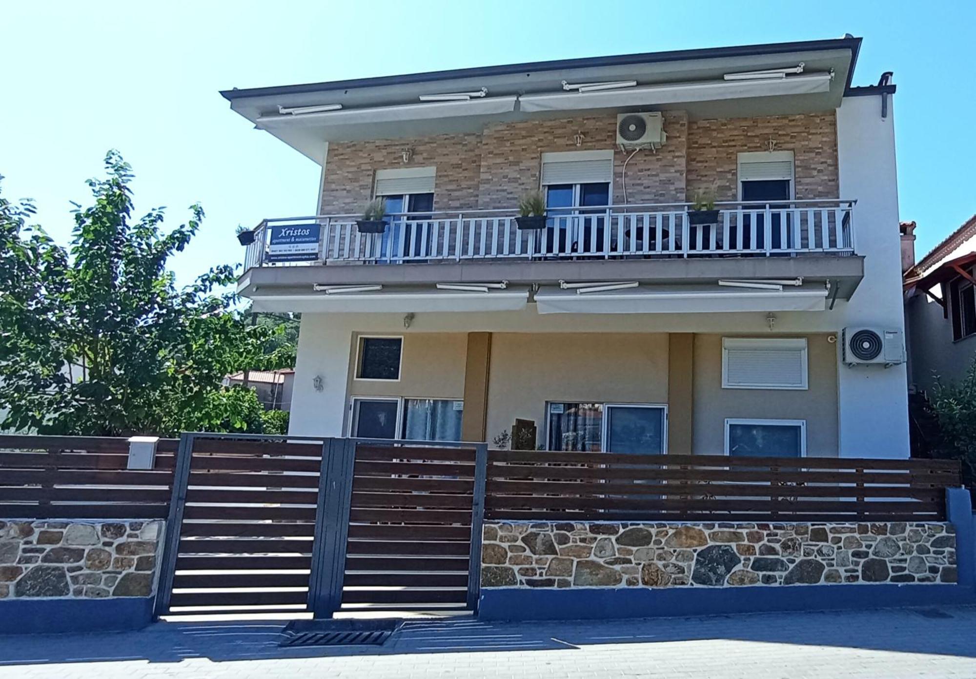 Xristos Apartment And Maisonettes Сикия Экстерьер фото